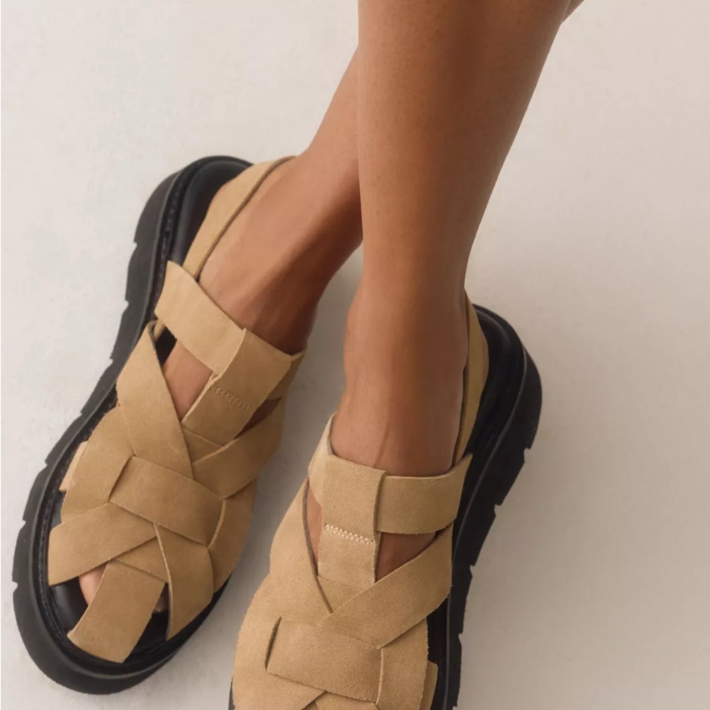 Beige Strappy Women's Sandals
